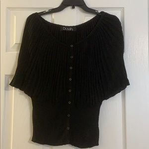 Fine knit black Dusak sweater